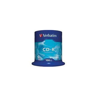 CD-R Verbatim spindl 52x 700MB 100ks spindl    (43411)