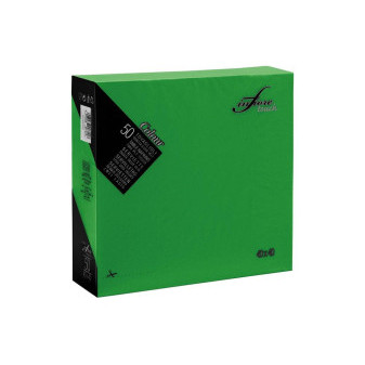 Ubrousky papírové INFIBRA 2vrs. 33x33cm světle zelená 50ks