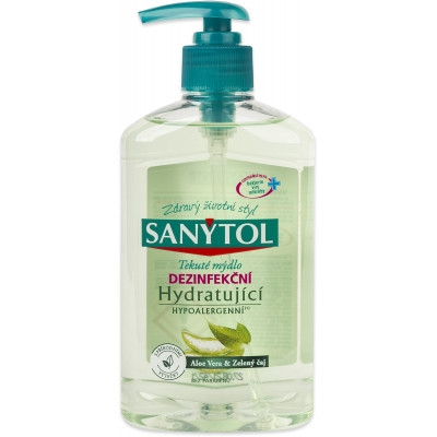 Mýdlo tekuté Sanytol hydratující tea tree a aloe 250ml