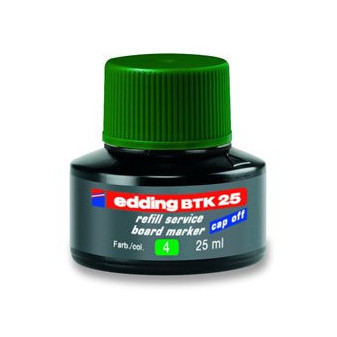 Inkoust Edding BTK25 zelený 25ml do popisovačů na tabule