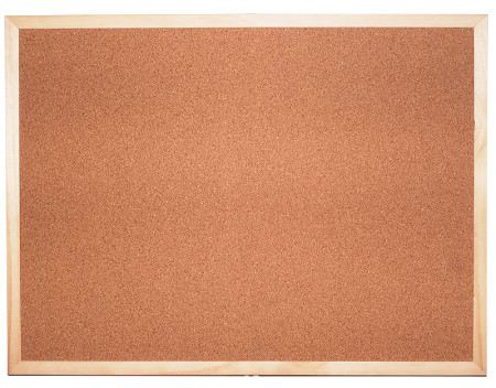 Tabule korková Economy 60x90cm dřevěný rám jednostranná