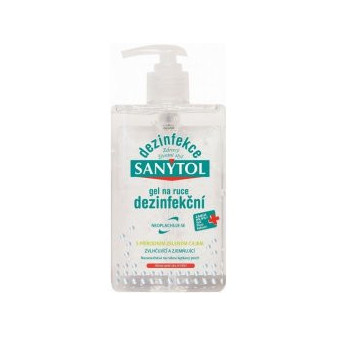 Dezinfekce rukou gel Sanytol zelený čaj 250ml