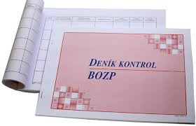 Tiskopis Deník kontrol BOZP A4 na šířku 20 listů