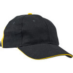KNOXFIELD baseball čepice černá/žlutá | 0314010864999