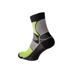 KNOXFIELD BASIC ponožky černá/červ 45/46 | 0316004065745