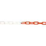 JSP Řetěz plast 6mm/25m červená/bílá - | 9910004124999