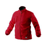 Pánská fleecová bunda OTAWA, červená, vel. M | 1240-001-250-93
