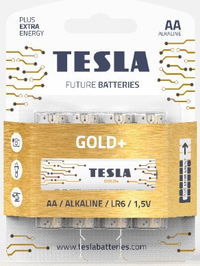 Baterie Tesla Gold Alkalické AA (LR06, tužkové) 4ks