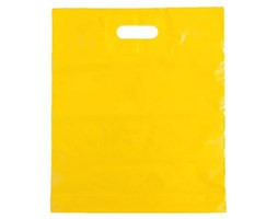 Taška PE průhmat 38x44cm 45my žlutá