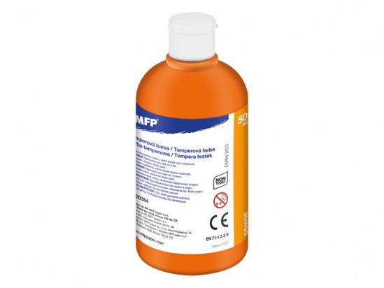 Barva temperová oranžová 500ml