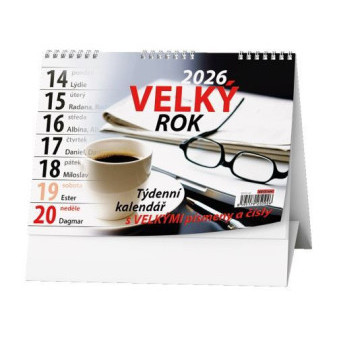Kalendář stolní týdenní Velký rok BSF0