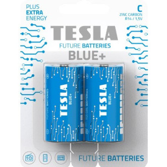 Baterie Tesla Blue+ C (R14, malé monočlánky) 2ks