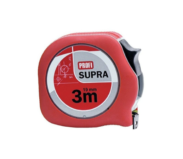 Metr svinovací 3m/16mm červený na kartě