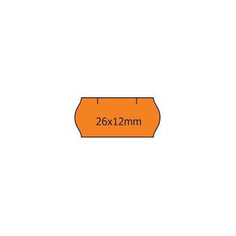 Etikety Contact 26x12mm oranžové