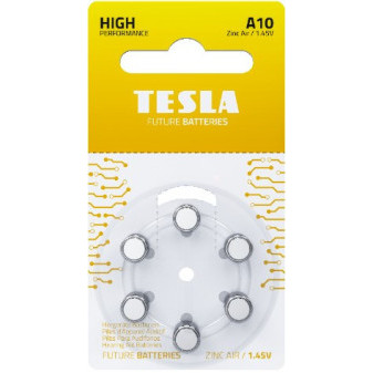 Baterie Tesla A10 - HEARING AID (PR70) 6ks