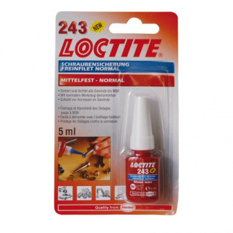 Zajišťovač závitů Loctite 243 BC 5ml blistr