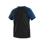 Tričko s krátkým rukávem OLIVER, černo-modré, vel. XL | 1610-002-806-95