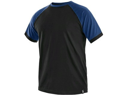 Tričko s krátkým rukávem OLIVER, černo-modré, vel.