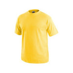 Tričko s krátkým rukávem DANIEL, žluté, vel. S | 1610-001-150-92
