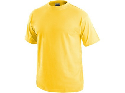 Tričko s krátkým rukávem DANIEL, žluté, vel.