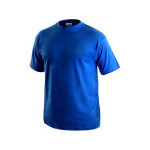 Tričko s krátkým rukávem DANIEL, středně modré, vel. XL | 1610-001-413-95