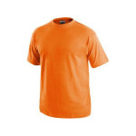 Tričko s krátkým rukávem DANIEL, oranžové, vel. S | 1610-001-200-92