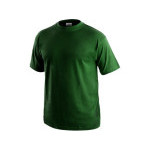 Tričko s krátkým rukávem DANIEL, lahvově zelené, vel. S | 1610-001-511-92