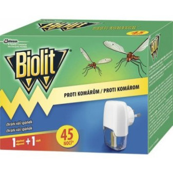 Biolit el.strojek s náplní proti komárům 45 nocí 27ml