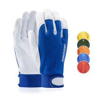 Kombinované rukavice ARDON®HOBBY 07/S - ´ponožka´ - žluté | A1073/V1/07