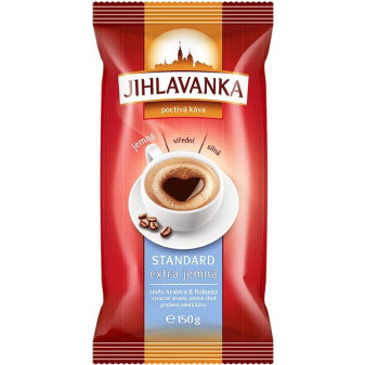 Káva Jihlavanka standard extra jemná mletá 150g